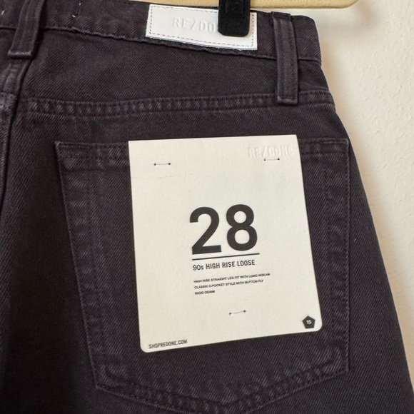 NWT RE/DONE 90s High Rise Loose Jeans - Picture 11 of 15